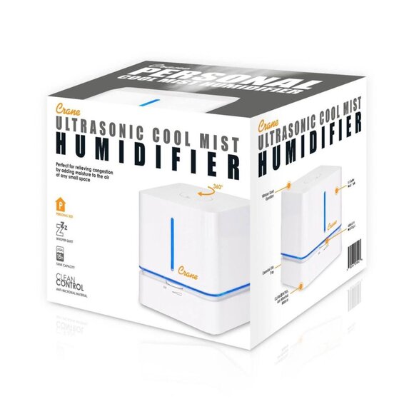 NIB Crane Personal Cool Mist Humidifier - Picture 1 of 3